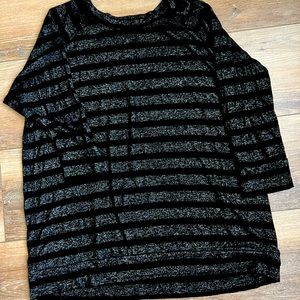 Market and Spruce stripped Dolman knit top